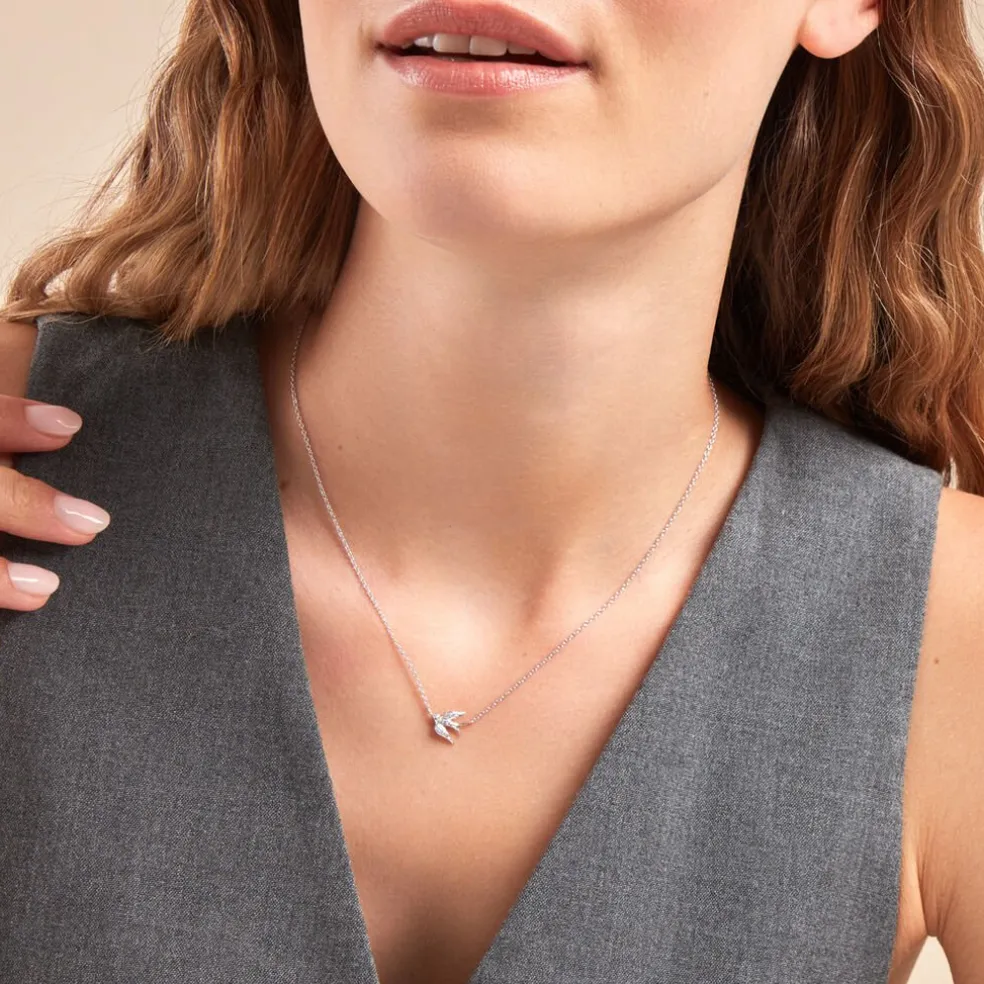 Collier Marilla Argent Blanc Oxyde De Zirconium