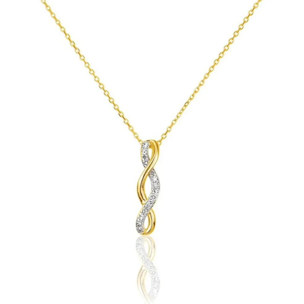 Collier Marina Ea Or Jaune Diamant