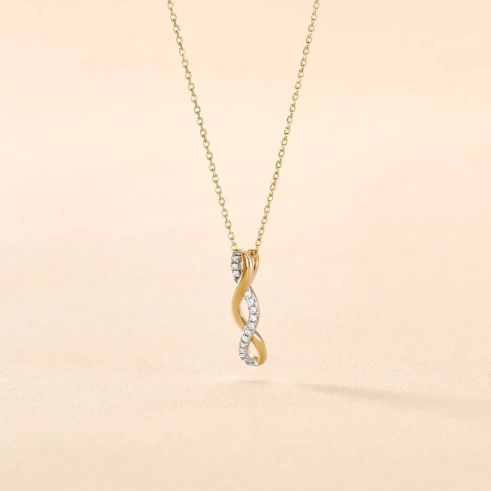 Collier Marina Ea Or Jaune Diamant