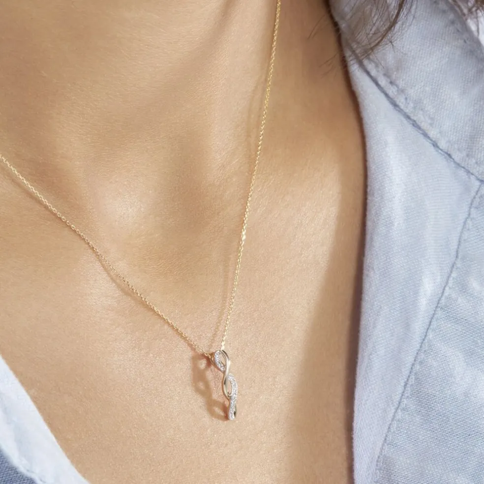 Collier Marina Ea Or Jaune Diamant