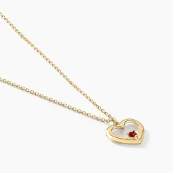 Collier Martella Or Jaune Rubis