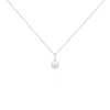 Collier Mathie Argent Blanc Perle De Culture Et Oxyde De Zirconium