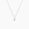 Collier Mayane Argent Blanc