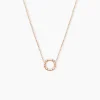 Collier May-li Argent Rose