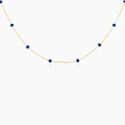 Collier Meike Plaque Or Jaune