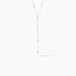 Collier Meily Argent Blanc Perle De Culture