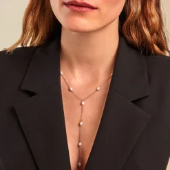 Collier Meily Argent Blanc Perle De Culture