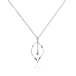 Collier Melaine Argent Blanc