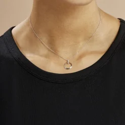 Collier Melissande Or Blanc Diamant