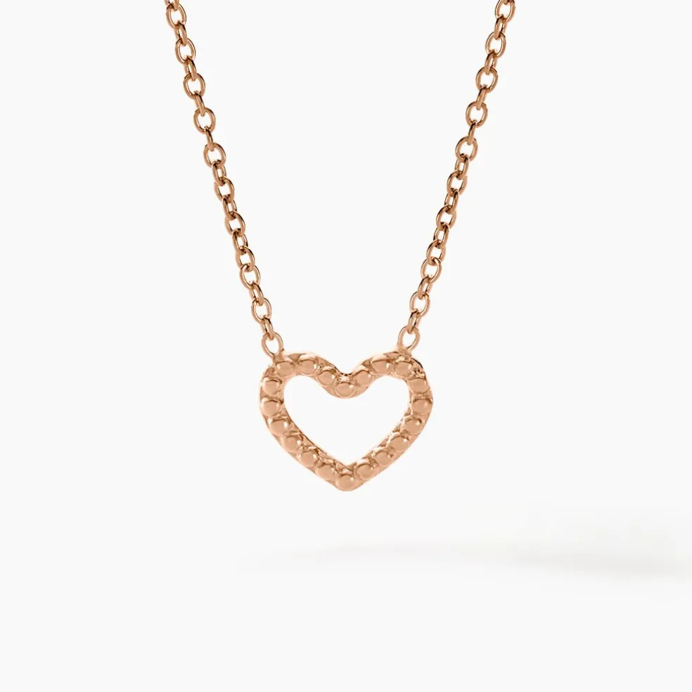 Collier Menel Argent Rose