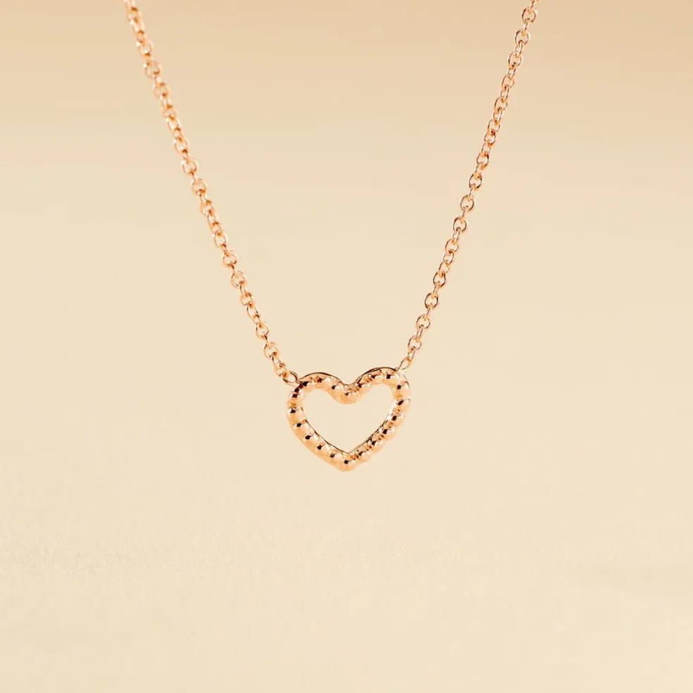 Collier Menel Argent Rose