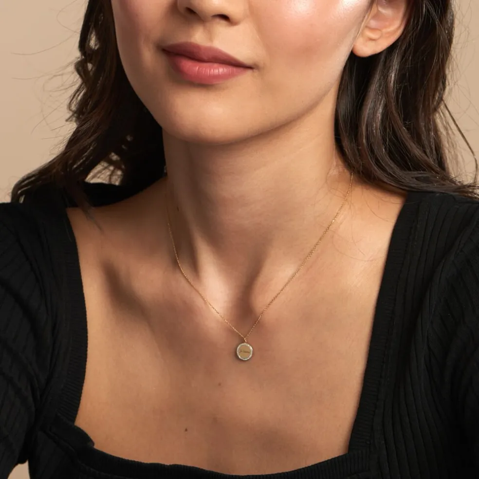 Collier Meshach Or Jaune