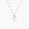 Collier Mesmin Argent Blanc Perle De Culture Et Oxyde De Zirconium