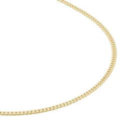 Collier Messaline Plaqué Or Jaune