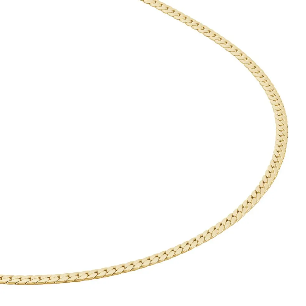 Collier Messaline Plaqué Or Jaune