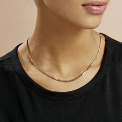 Collier Messaline Plaqué Or Jaune