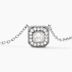 Collier Micarla Argent Blanc Oxyde De Zirconium