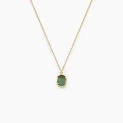 Collier Mirage Or Jaune Aventurine