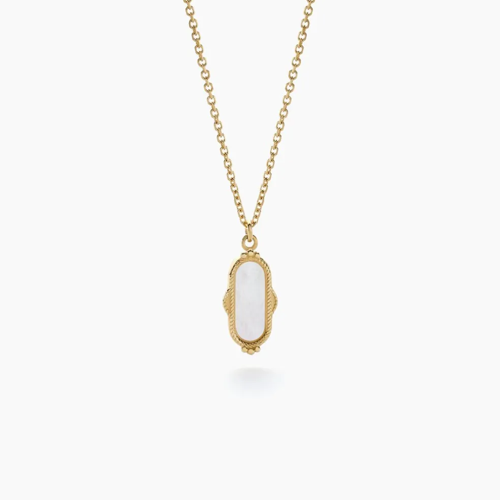 Collier Mirage Or Jaune Nacre