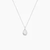 Collier Mélie Argent Blanc Oxyde De Zirconium