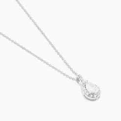 Collier Mélie Argent Blanc Oxyde De Zirconium