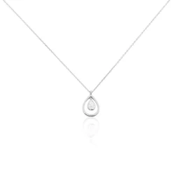 Collier Momaza Or Blanc Diamant