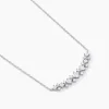 Collier Monique Argent Blanc Oxyde De Zirconium