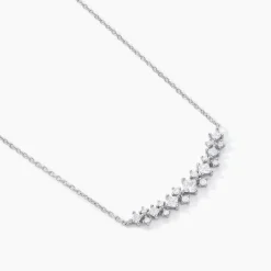 Collier Monique Argent Blanc Oxyde De Zirconium
