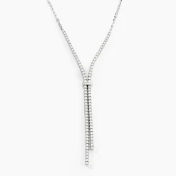 Collier Moscou Or Blanc Diamant