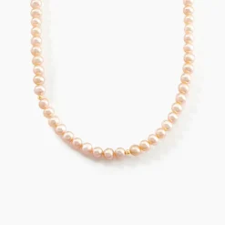 Collier Multicolore Or Jaune Perle De Culture