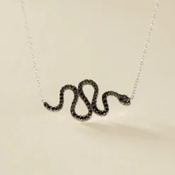 Collier Muses Argent Oxydes De Zirconium