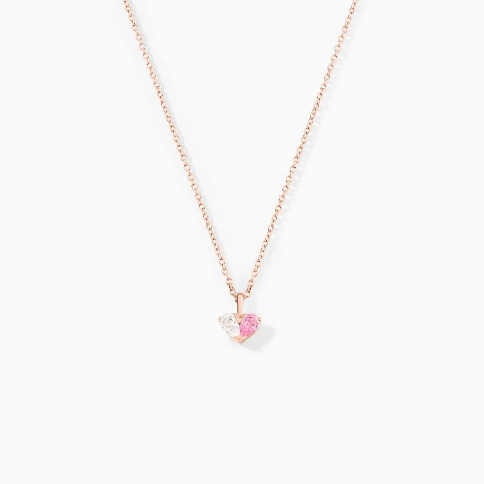 Collier Myhalf Argent Rose Oxyde De Zirconium