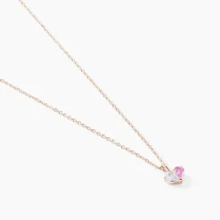 Collier Myhalf Argent Rose Oxyde De Zirconium