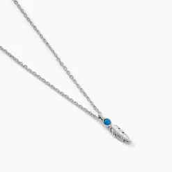 Collier Nahara Argent Blanc Oxyde De Zirconium