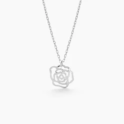 Collier Najatte Argent Blanc