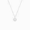 Collier Nalan Argent Blanc Oxyde De Zirconium