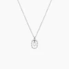 Collier Naly Argent Blanc Oxyde De Zirconium