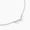 Collier Nandie Argent Blanc Oxyde De Zirconium
