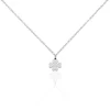 Collier Naomie Argent Blanc