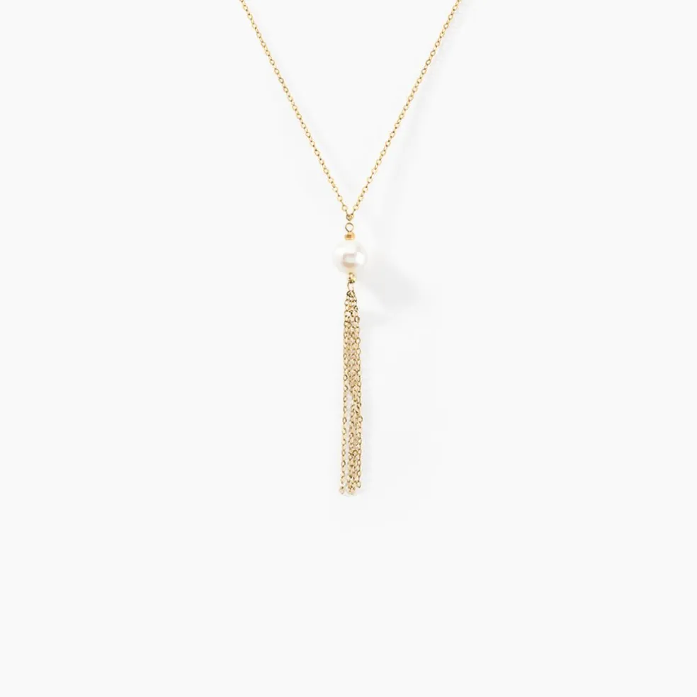 Collier Narca Or Jaune Perle De Culture