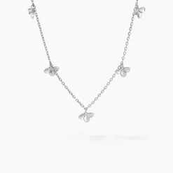 Collier Narcisse Dream Argent Blanc