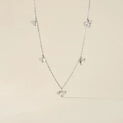 Collier Narcisse Dream Argent Blanc