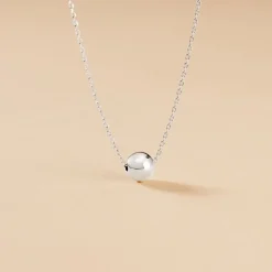 Collier Nassiera Argent Blanc