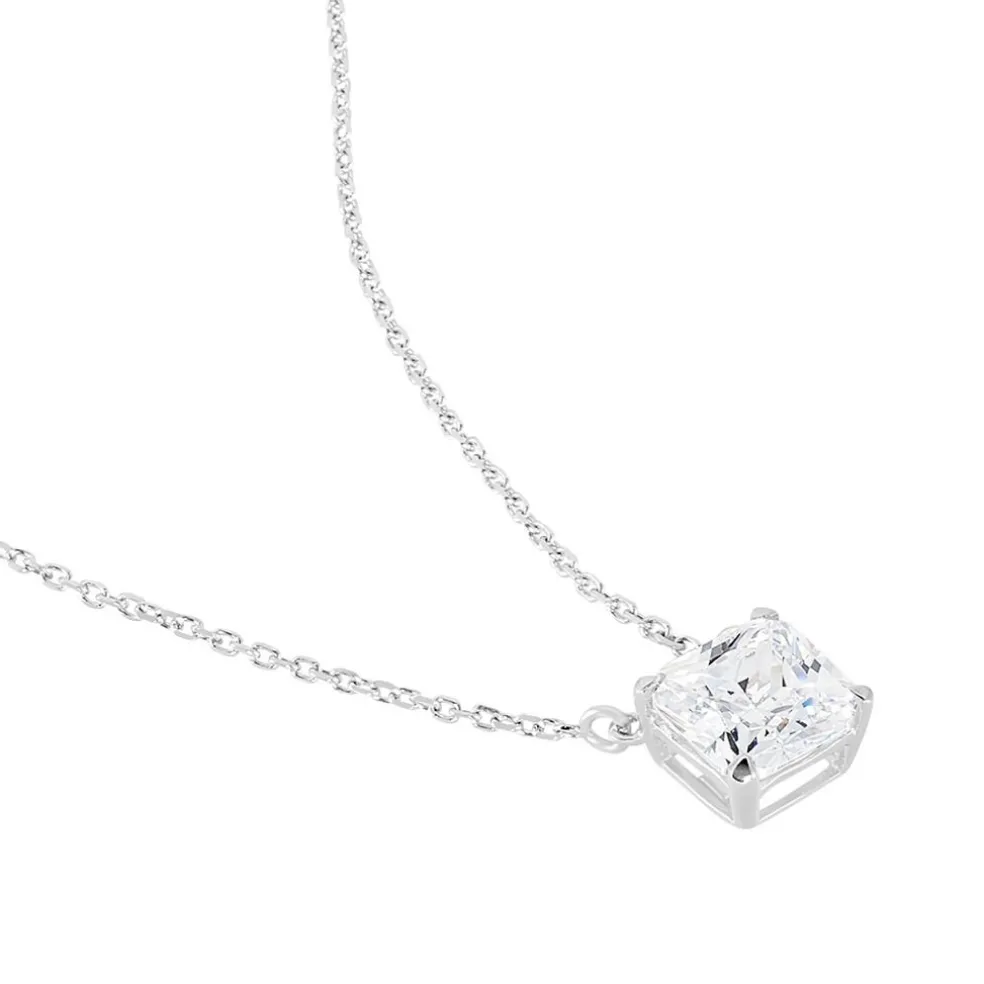 Collier Naziha Or Blanc Oxyde De Zirconium