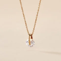 Collier Nelina Plaqué Or Jaune Oxyde De Zirconium