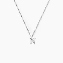 Collier Neruda Argent Blanc Oxyde De Zirconium