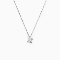 Collier Neruda Argent Blanc Oxyde De Zirconium