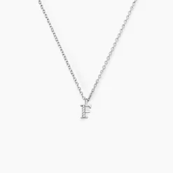 Collier Neruda Argent Blanc Oxyde De Zirconium