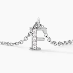 Collier Neruda Argent Blanc Oxyde De Zirconium
