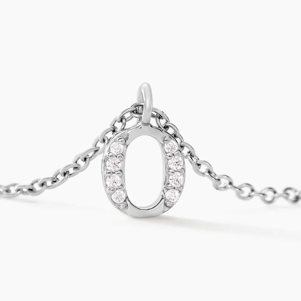 Collier Neruda Argent Blanc Oxyde De Zirconium